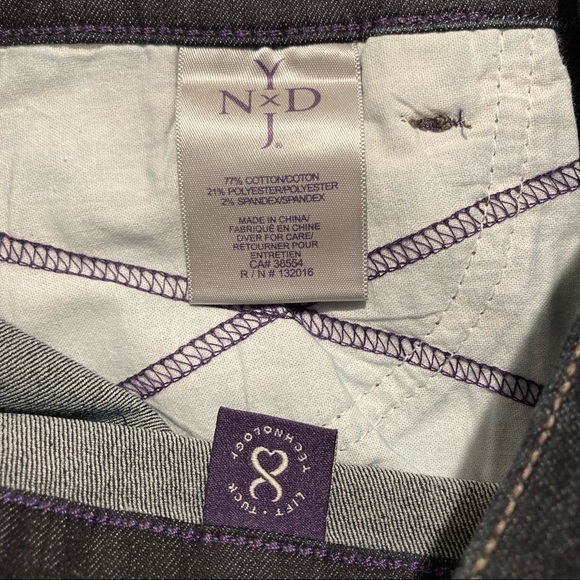 NYDJ Sz 4 NOT YOUR DAUGHTERS JEANS Ankle Dark Wash Jeans NWT - Picture 8 of 9